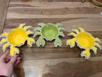 Leuke krab schaaltjes, Porselein of Keramiek, Schaal, Ophalen of Verzenden, Zo goed als nieuw