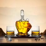 Whiskey karaf middelvinger - Drank karaf - Bar accessoires, Huis en Inrichting, Kouwehoek 1b, Cave & Garden, Nieuw, Ophalen of Verzenden