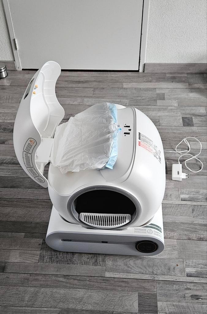 Automatische kattenbak WOP-  goed werkend, Dieren en Toebehoren, Kattenbakken, Ophalen