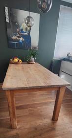 Eikenhouten Eettafel, Huis en Inrichting, Ophalen, Gebruikt, 100 tot 150 cm, Rustiek