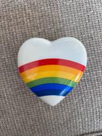 Aardewerk Sieradendoosje Hartje met Regenboog, Ophalen of Verzenden