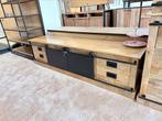 Tv meubel- mangohout, Ophalen, Nieuw, 25 tot 50 cm, Minder dan 100 cm