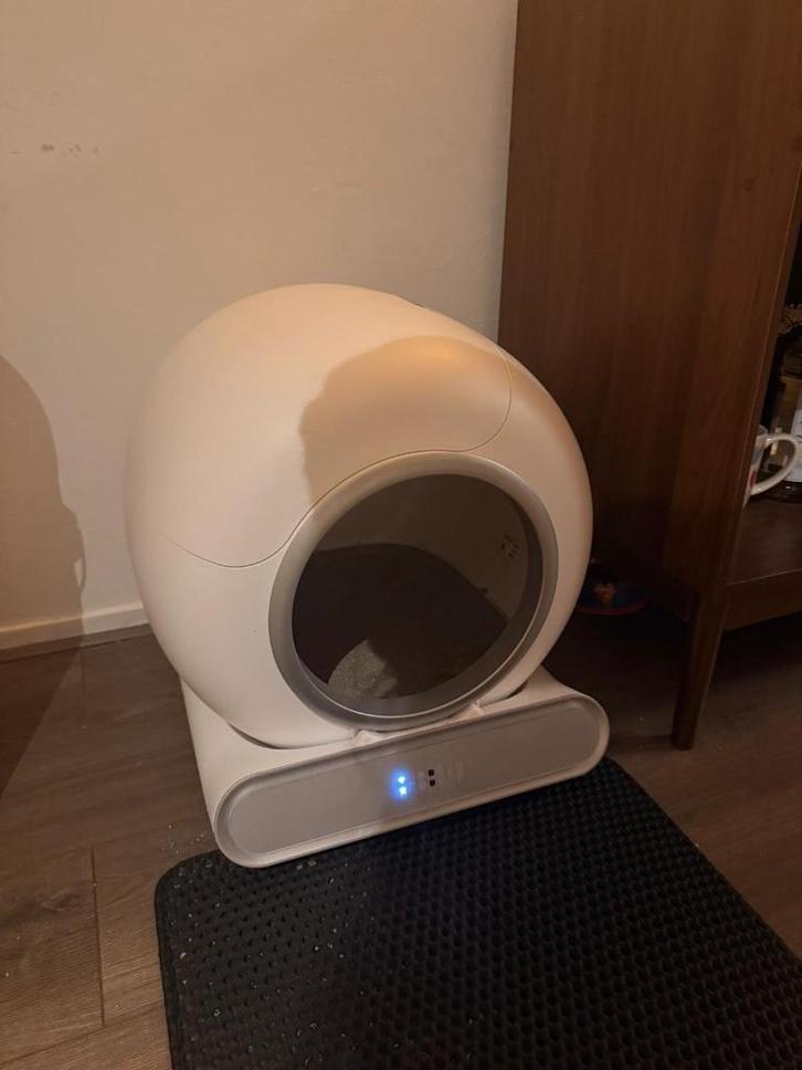 Robot kattenbak, Dieren en Toebehoren, Kattenbakken, Gebruikt, Open, Zelfreinigend, Ophalen