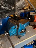 Bankschroef - Blauw, Doe-het-zelf en Verbouw, Gereedschap | Handgereedschap, Ophalen of Verzenden, Gebruikt