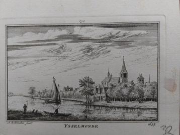 151 / Ysselmonde - IJsselmonde Gravure van A. Rademaker beschikbaar voor biedingen