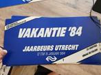 NS spoorwegen reclame bord 40x20, Verzamelen, Spoorwegen en Tramwegen, Ophalen of Verzenden, Gebruikt, Trein, Overige typen