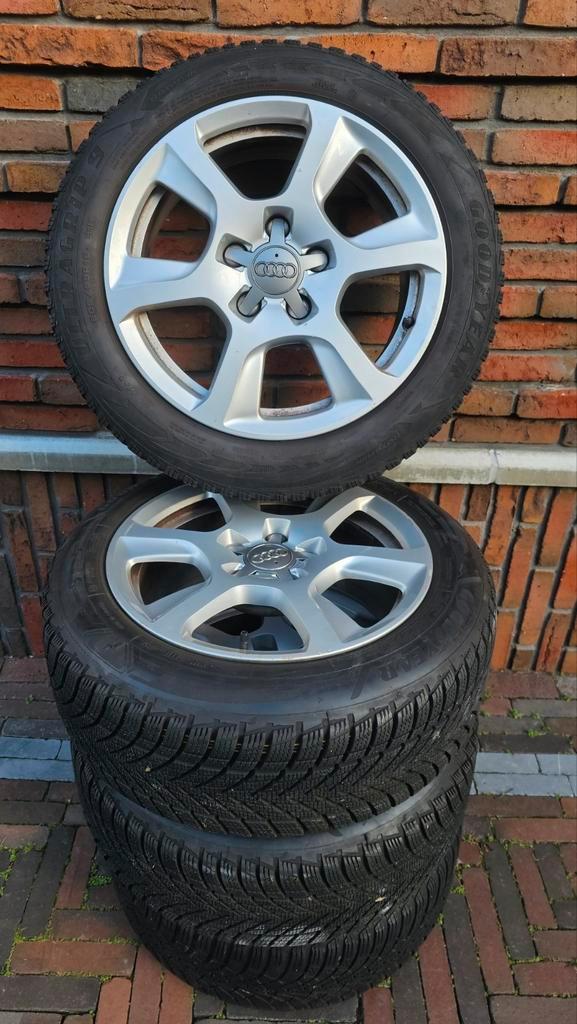 Audi velgen 16" Goodyear Ultragrip 9 winterbanden, Auto diversen, Auto-accessoires, Gebruikt, Ophalen