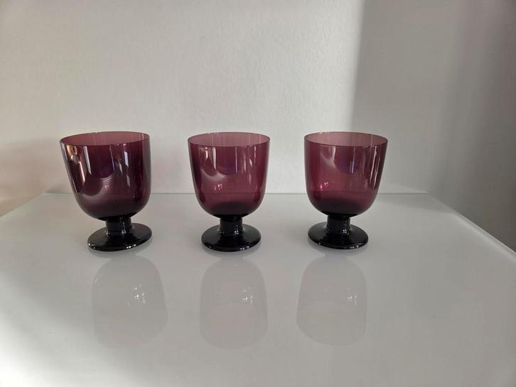 Iittala Lempi Donkerlila Glas, Huis en Inrichting, Keuken | Servies, Nieuw, Glas of Glazen, Overige stijlen, Overige materialen