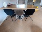 eettafelstoelen in nieuwstaat 6 stuks, Huis en Inrichting, Stoelen, Ophalen, Zo goed als nieuw, Zwart, Twee