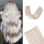 Human hair extensions clip / flip in, Nieuw, Pruik of Haarverlenging, Verzenden