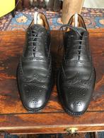 Avang Brogues Maat UK7, Zwart, Zo goed als nieuw, Veterschoenen, Avang, Van Gils