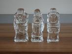 Vintage glazen kristallen beeldjes De Drie Wijzen, Diversen, Kerst, Ophalen of Verzenden, Zo goed als nieuw