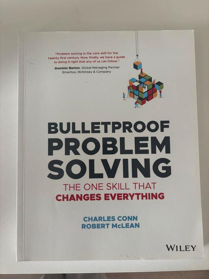 Bulletproof Problem Solving - Conn & McLean, Boeken, Economie, Management en Marketing, Zo goed als nieuw, Management, Ophalen of Verzenden
