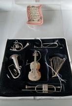 Kerstboomhangers Muziekinstrumenten Metaal, Diversen, Kerst, Ophalen of Verzenden, Zo goed als nieuw