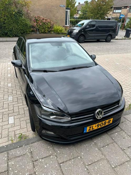 Volkswagen Polo 1.0 TSI 95pk 2019 Zwart, Auto's, Volkswagen, Particulier, Polo, Adaptive Cruise Control, Airbags, Airconditioning