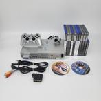Playstation 2 Phat Silver - Bundle, Spelcomputers en Games, Spelcomputers | Sony PlayStation 2, Gebruikt, Phat, Met games, Ophalen of Verzenden