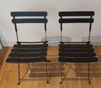 2 Fermob Bistro chairs steel black, Tuin en Terras, Ophalen, Nieuw, Metaal, Inklapbaar