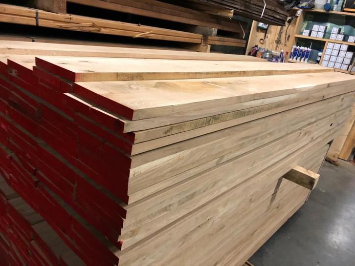 4 zijdig geschaafd EIKEN Gedroogd, Doe-het-zelf en Verbouw, Hout en Planken, Nieuw, Plank, Eiken, 200 tot 250 cm, Minder dan 25 mm