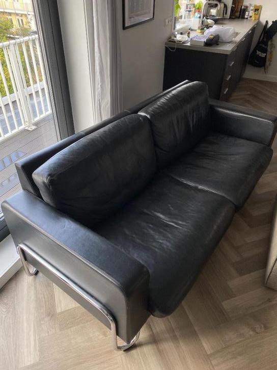 Dutch Designer Sofa - Original Design by W.H. Gispen, Huis en Inrichting, Banken | Bankstellen, Zo goed als nieuw, Driepersoons