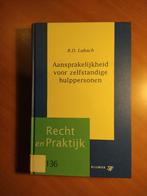 Lubach - Aansprakelijkheid voor zelfstandige hulppersonen, Boeken, Ophalen of Verzenden, Zo goed als nieuw, Sociale wetenschap