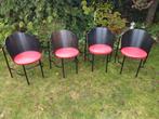 4 design stoelen Brobon, voor de handige doe-het-zelver!, Ophalen, Gebruikt, Metaal, Vier