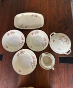 gebloemd vintage retro servies, Huis en Inrichting, Keuken | Servies, Ophalen, Gebruikt, Bord(en), Overige stijlen