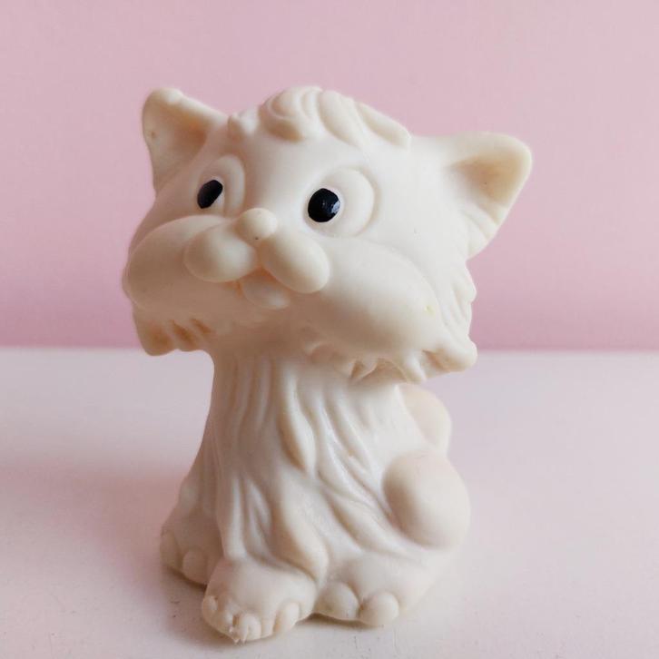 Vintage poesje kat piepbeestje rubber - Squeeky Toy, Antiek en Kunst, Antiek | Speelgoed, Ophalen of Verzenden