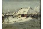 Romain Steppe  1859 - 1927  Winterlandschap, Antiek en Kunst, Kunst | Schilderijen | Klassiek, Verzenden