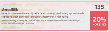 MergelRijk, Valkenburg. 20% korting. Postcodeloterij bon 135 beschikbaar voor biedingen