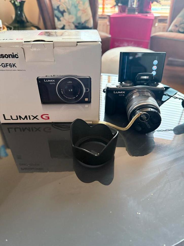 Panasonic Lumix GF6 + 4 lenzen + accessoires, Audio, Tv en Foto, Fotocamera's Digitaal, Gebruikt, Compact, Overige Merken, 4 t/m 7 keer