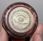Antiek poederblikje fettpuder rosa l. Leichner parfumerie, Ophalen of Verzenden, Gebruikt, Overige, Overige merken