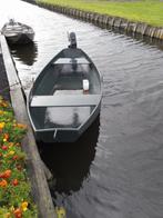 Stalen Roeiboot met Motor, Ophalen of Verzenden, Gebruikt