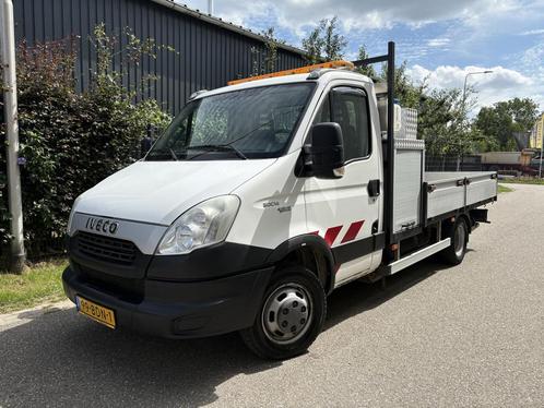 Iveco 50C14G / OPEN LAADBAK / HIAB 008T KRAAN / CNG / 67dkm!, Auto's, Bestelauto's, Particulier, Te koop, Iveco, CNG (Aardgas)