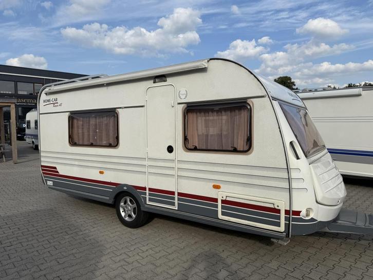 Home-Car Racer Trophy 48 KMU bj 2003 met voortent en luifel, Caravans en Kamperen, Caravans, Bedrijf, tot en met 5, 750 - 1000 kg