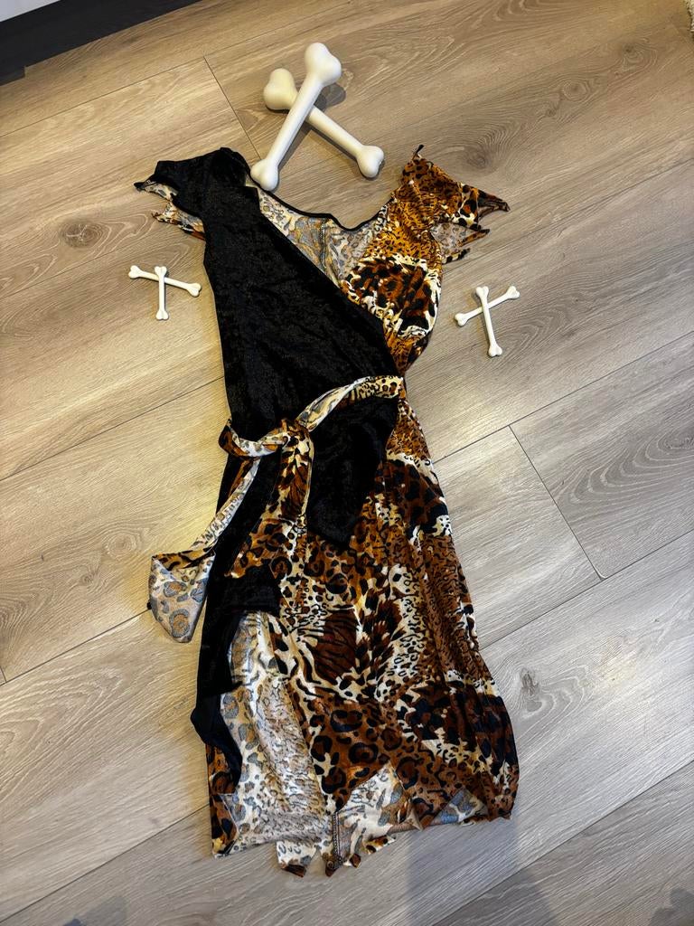 Holbewoners Jurkje - Carnaval Kostuum, Carnaval, Ophalen of Verzenden, Zo goed als nieuw, Kleding