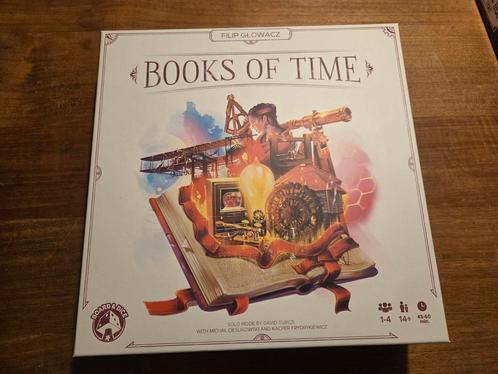 Books of time inclusief promo - bordspel, Hobby en Vrije tijd, Gezelschapsspellen | Bordspellen, Zo goed als nieuw, Een of twee spelers