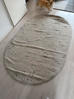 Ovaal wollen vloerkleed, Huis en Inrichting, Stoffering | Tapijten en Kleden, Ophalen, Gebruikt, Beige, 150 tot 200 cm