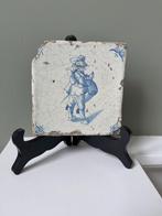Drie Delftse tegels, Antiek en Kunst, Antiek | Wandborden en Tegels, Ophalen of Verzenden
