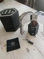 Philipp plein skeleton horloge, Ophalen of Verzenden, Zo goed als nieuw, Staal, Overige merken