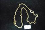 14 krt. gouden fantasie kettinglengte 44.5 cm gewicht 6.9 gr, Sieraden, Tassen en Uiterlijk, Kettingen, Ophalen of Verzenden, Gebruikt