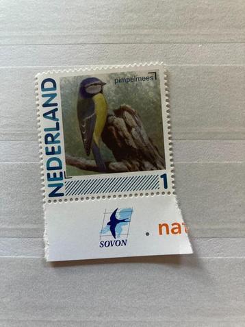 Persoonlijke postzegel vogels de Pimpelmees beschikbaar voor biedingen