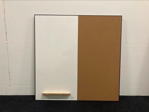 XL Industrieel Whiteboard / Prikbord / Memobord 120x120, Huis en Inrichting, Woonaccessoires | Memoborden, Zo goed als nieuw, Magneetbord