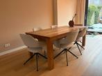 Houten eettafel voor 4-6 personen, Huis en Inrichting, Tafels | Eettafels, Ophalen, 100 tot 150 cm, 200 cm of meer, Zo goed als nieuw