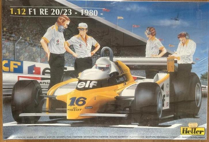 RENAULT RE 20 Arnoux  Schaal 1:12 Heller !!!, Hobby en Vrije tijd, Modelbouw | Auto's en Voertuigen, Nieuw, Auto, Groter dan 1:32