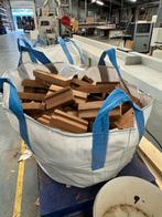 Meranti/Mahonie Hardhout Bigbag 1x1x1, Doe-het-zelf en Verbouw, Hout en Planken, Ophalen, Gebruikt, 25 tot 50 mm, Overige typen