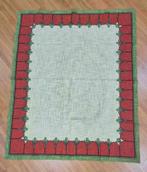 Tafelkleed rood groen 158/127, Huis en Inrichting, Stoffering | Tapijten en Kleden, Gebruikt, Retro Vintage, 100 tot 150 cm, Rood