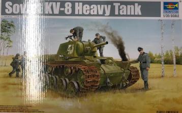 Coelianmodels, Trumpeter 01565, KV-8 Heavy Tank, 1/35 € 32,- beschikbaar voor biedingen