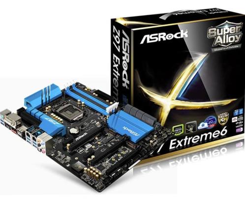 ASRock Z97 Extreme6 socket 1150, Computers en Software, Moederborden, Gebruikt, DDR3, Verzenden