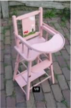 Mooie Retro Houten Kinderstoeltje - verstelbaar, Kinderen en Baby's, Overige typen, Gebruikt, Ophalen of Verzenden