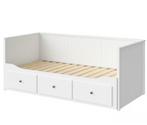 Bedbank IKEA Hemnes, Ophalen, Gebruikt, Wit, Tweepersoons